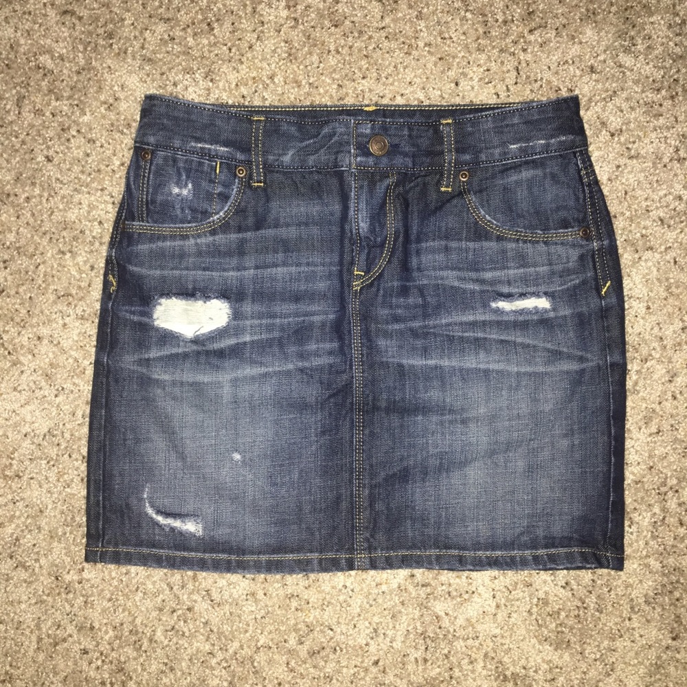 LOFT denim skirt